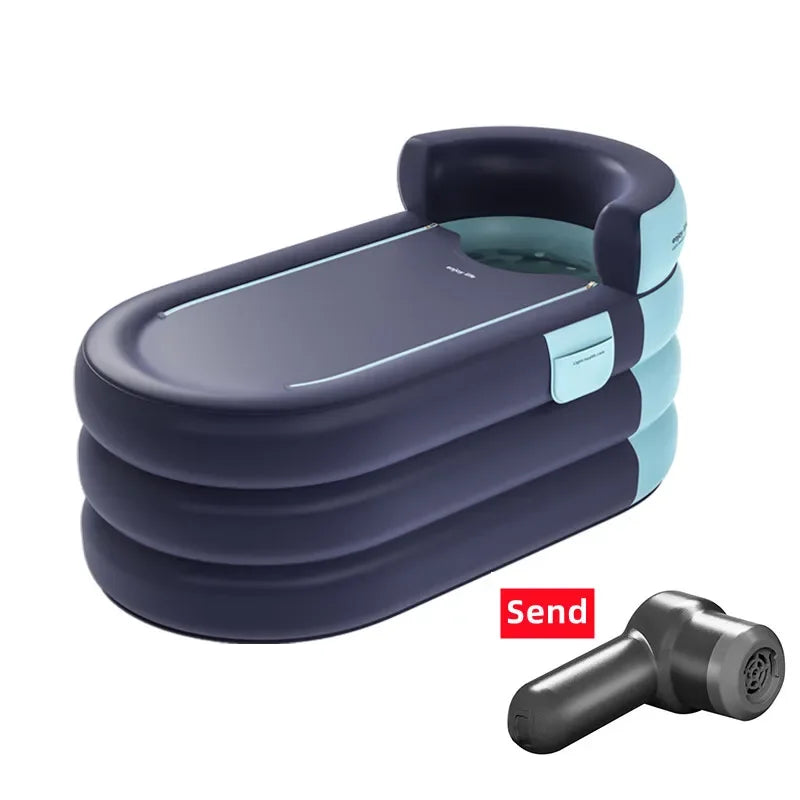 Large Capacity Hotel Space Capsule Inflatable Bathtubs Steam Sauna Folding Bathing Bucket Portable Home