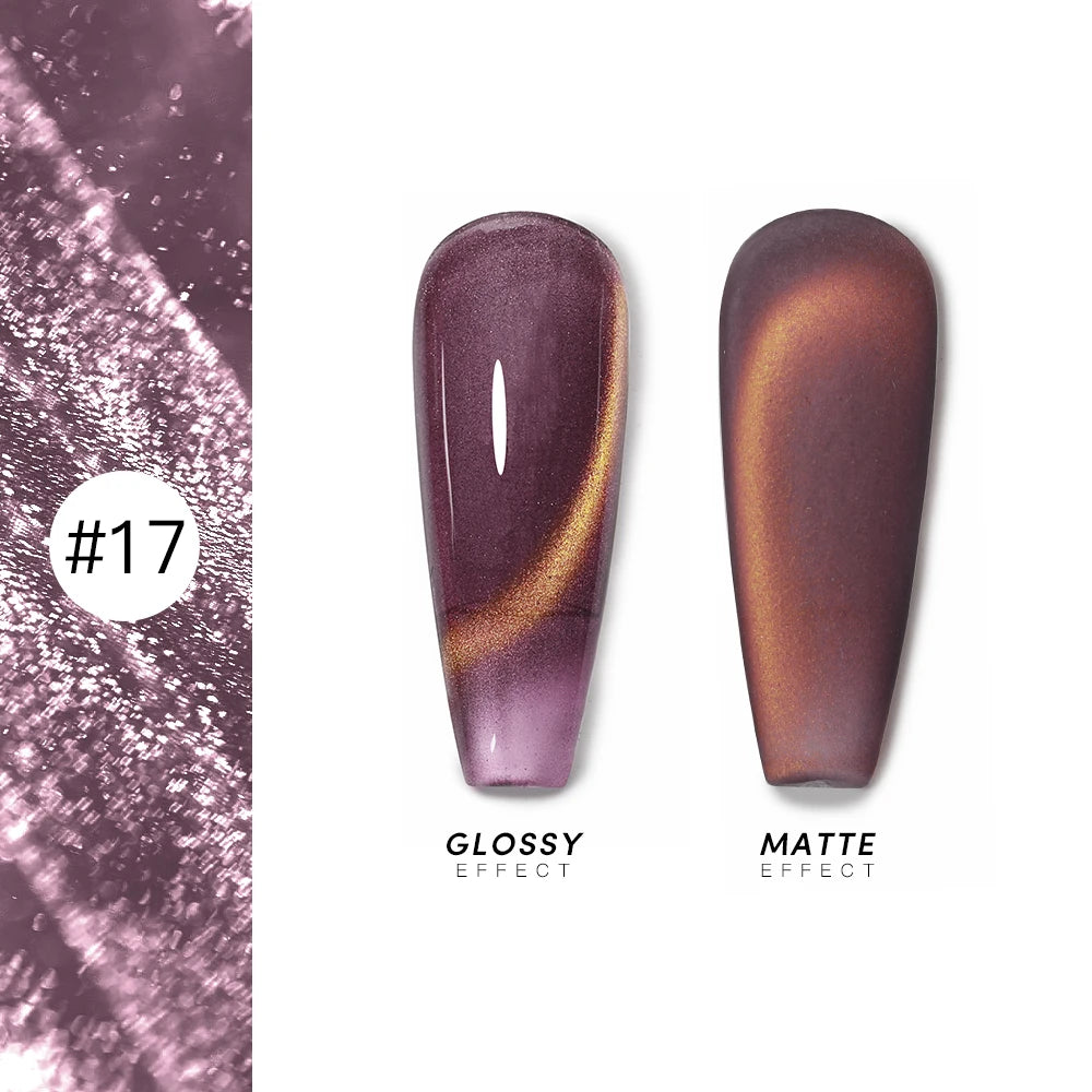 AS 15ml Cat Magnetic Gel Nail Polish Cat Eye Glitter Effect Semi Permanent 36 Colors  Soak Off UV Gel Varnish Manicure Nail Art