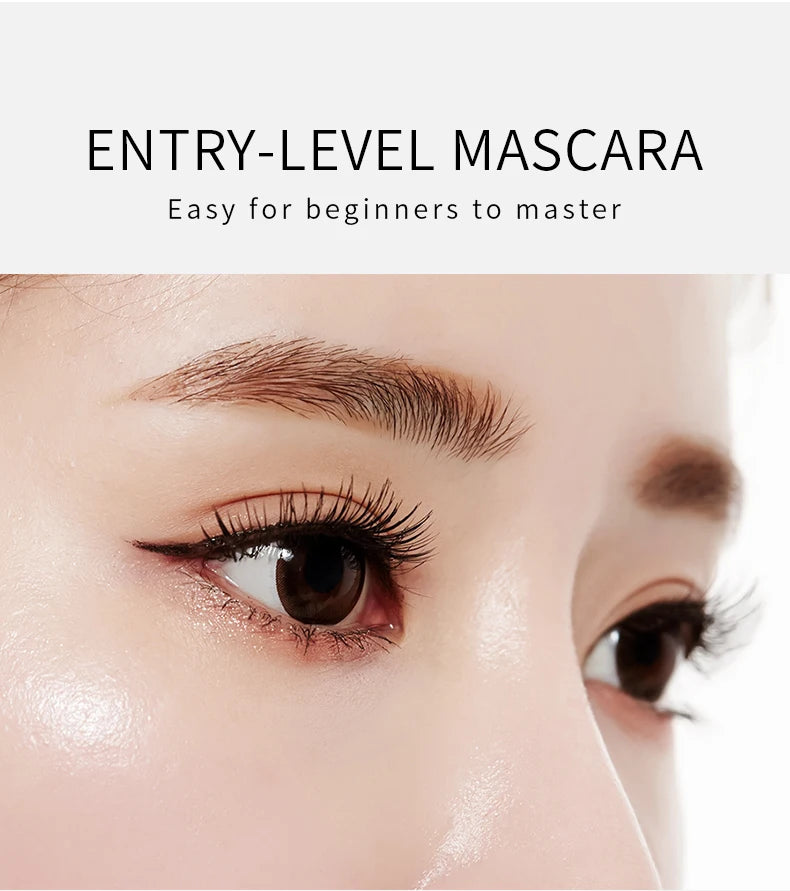 4D Mascara Double Effect Lengthen Curling Thick Eyelash Extension Long Lasting Silk Fiber Eye Lashes Makeup Mascara Cosmetics