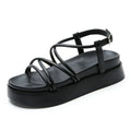 Thick Sole Sandals Women 2026 New Summer Soft Sole Elevated Casual Roman Sandals Small Womens Shoes  Sandalias Mujer  Sandal