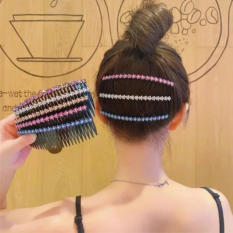 Insert Comb Clip Hair Side Comb Straight Teeth Hairpin Hair Side Clip Bridal Wedding Veil Comb Hair Accessories Headwear