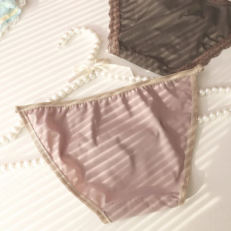 new girls underwear 6pc/lot lace nylon low waist  briefs young girl panties Teenagers wholesales students summer hot sales