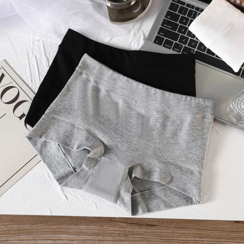 3PCS Women's Panties Fully Surrounded Comfortable Antibacterial Crotch Traceless Cotton High Elasticity Breathable Underpants