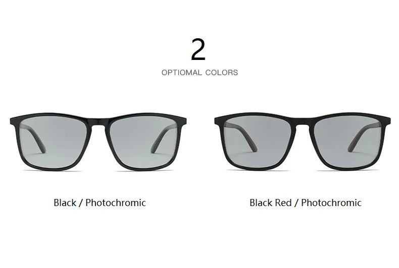 Fashion Photochromic Polarized Vintage Sunglasses Men Women Square Brand Designer Sun Glasses Man Driving Fishing Eyewear