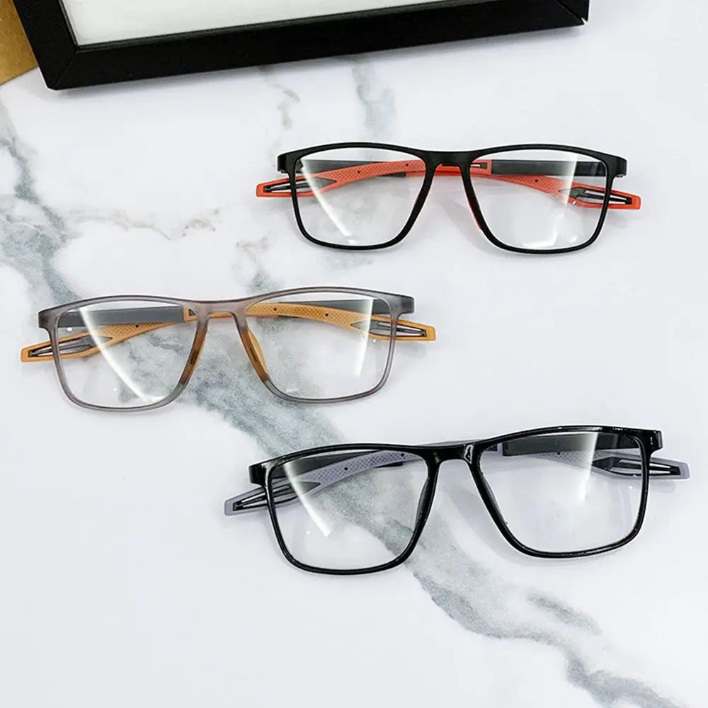 Blue Ray Blocking Anti-Blue Light Myopia Glasses Ultralight Sports Square Glasses TR Eye Protection Prescription Eyeglasses