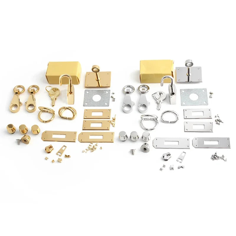 High Qualaity Stainless Steel Metal Clasp Wholesale Bag Twist Turn Lock Set of Lock For Woman Handbag Purse Hardware Accessories