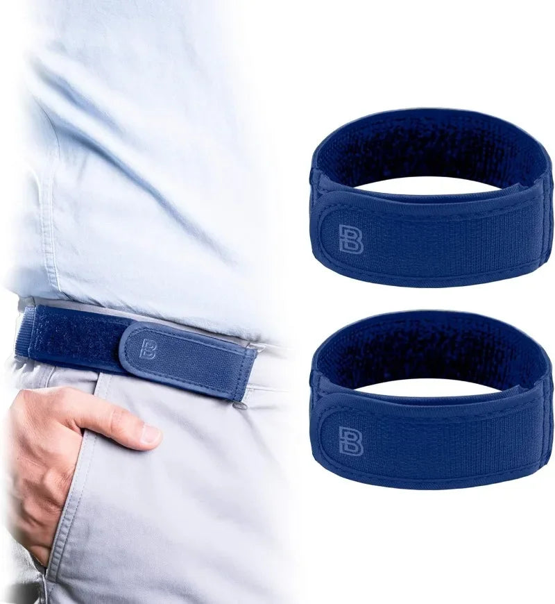 Buckle Free Waist Belts Men's Ultra-soft No Buckle Elastic Belts Fashion Comfortable Stylish Belt Loop Buckle-Free Belt Unisex