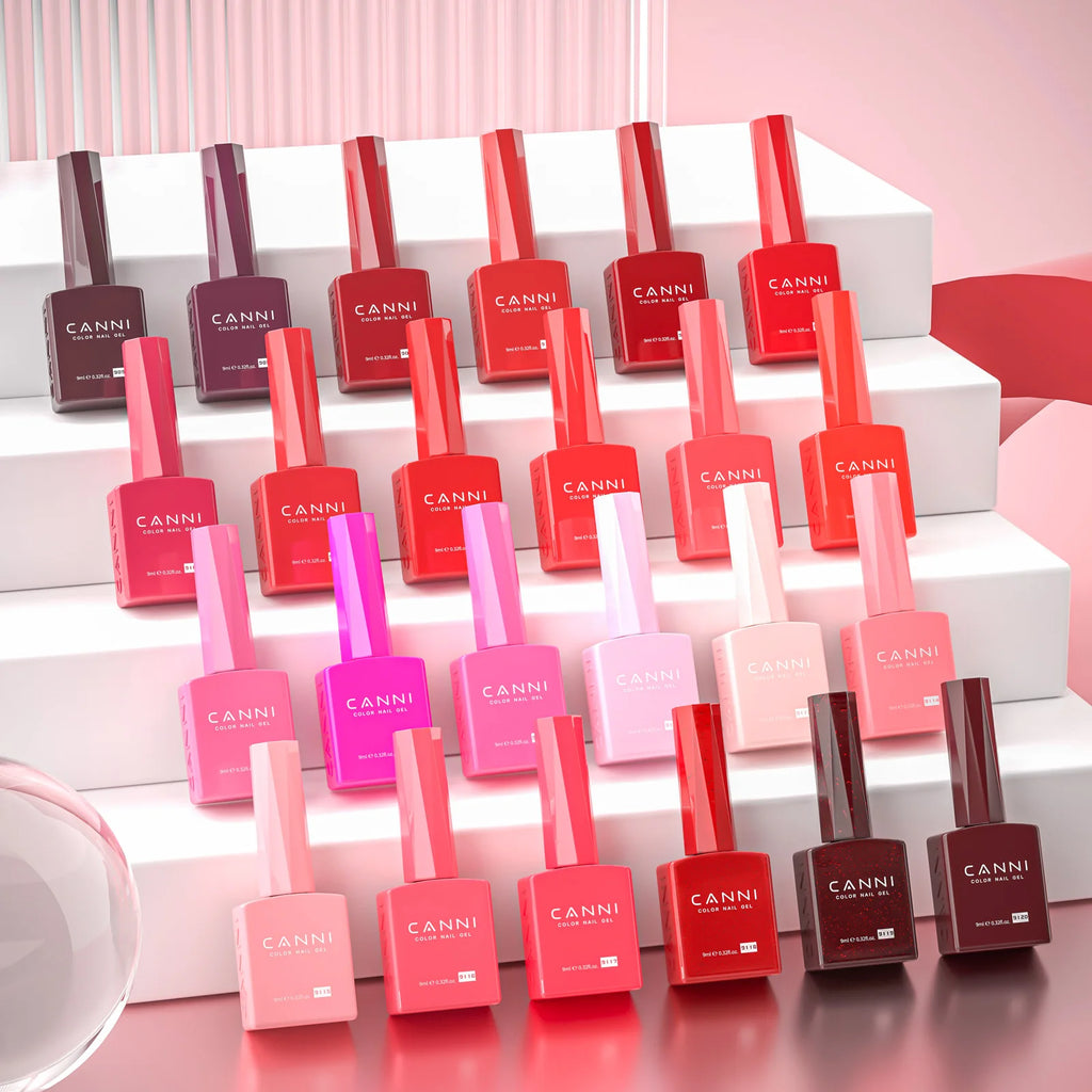 CANNI Hema TPO Free Nail Gel Polish Fall Nails Maillard Color Collection Semi Permanent Diamond Longwear Top Coat 9ml