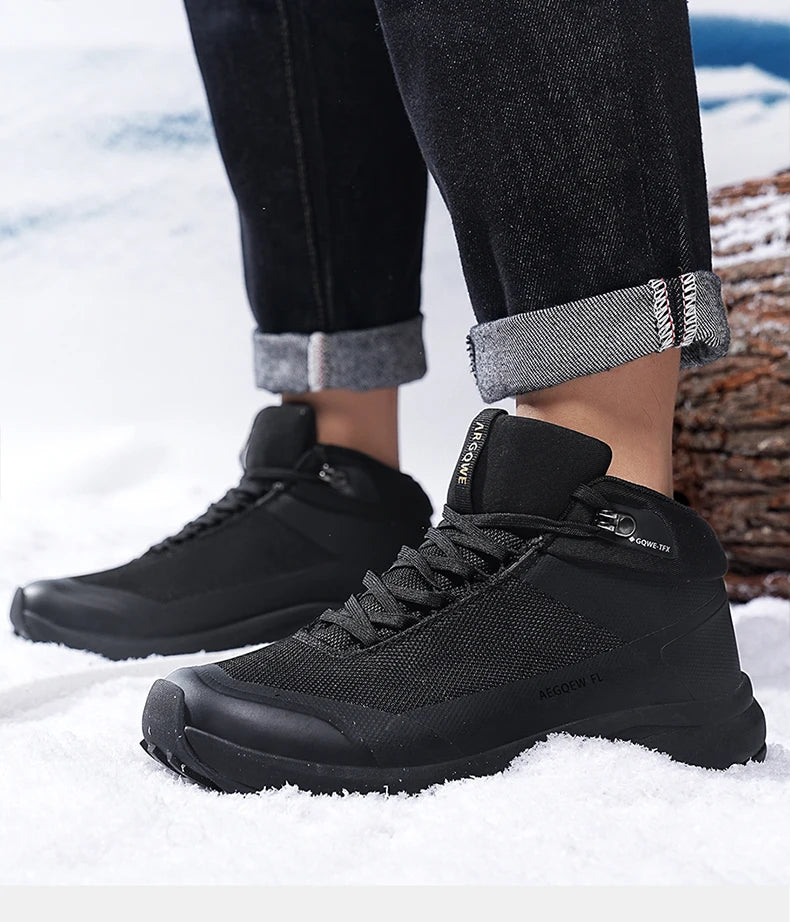 Waterproof Trekking Trainers for Men Comfortable and Supportive Man Hiking Sneakers Outdoor Activities Climbing Walking Shoes