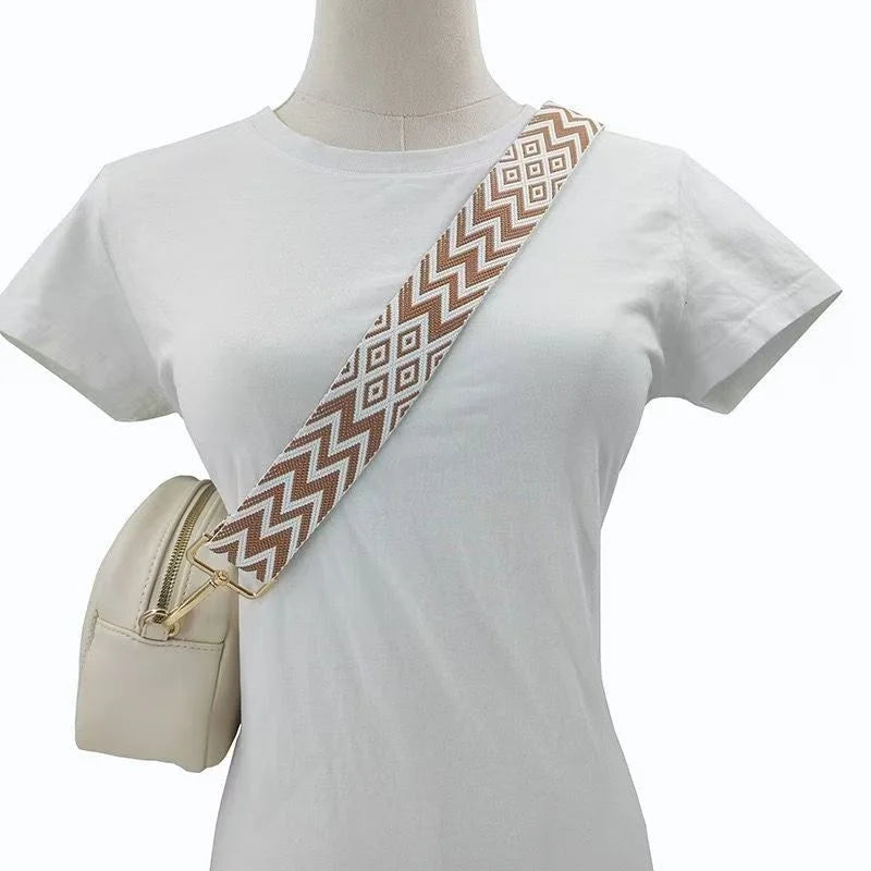 Nylon Shoulder Bag Strap Adjustable Women Crossbody Strap Soft Accessories Replacement Strap Wide Purse Strap Chain Bag Strap