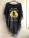 2025 New Halloween Party Costume Women Gothic Dark Skeleton Dress Long Tassel Clothing 3D Print Cloaks