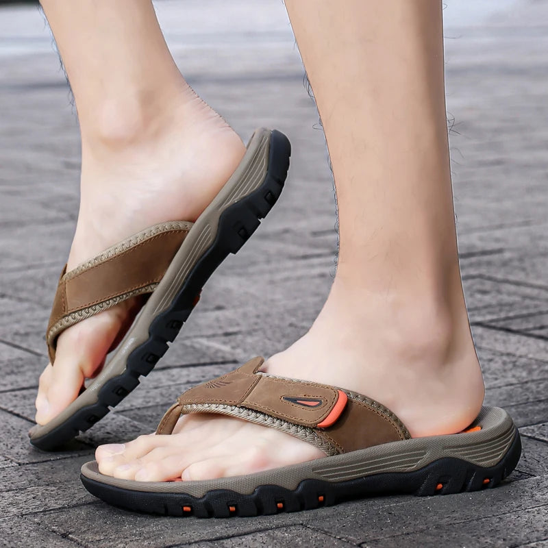 Beachschuhe für Herren Mode Outdoor Herren Sandalen Flip Flops Rutschfeste Atmungsaktive Sneaker Herren Sportschuhe 2025 Neuankömmling Sommer
