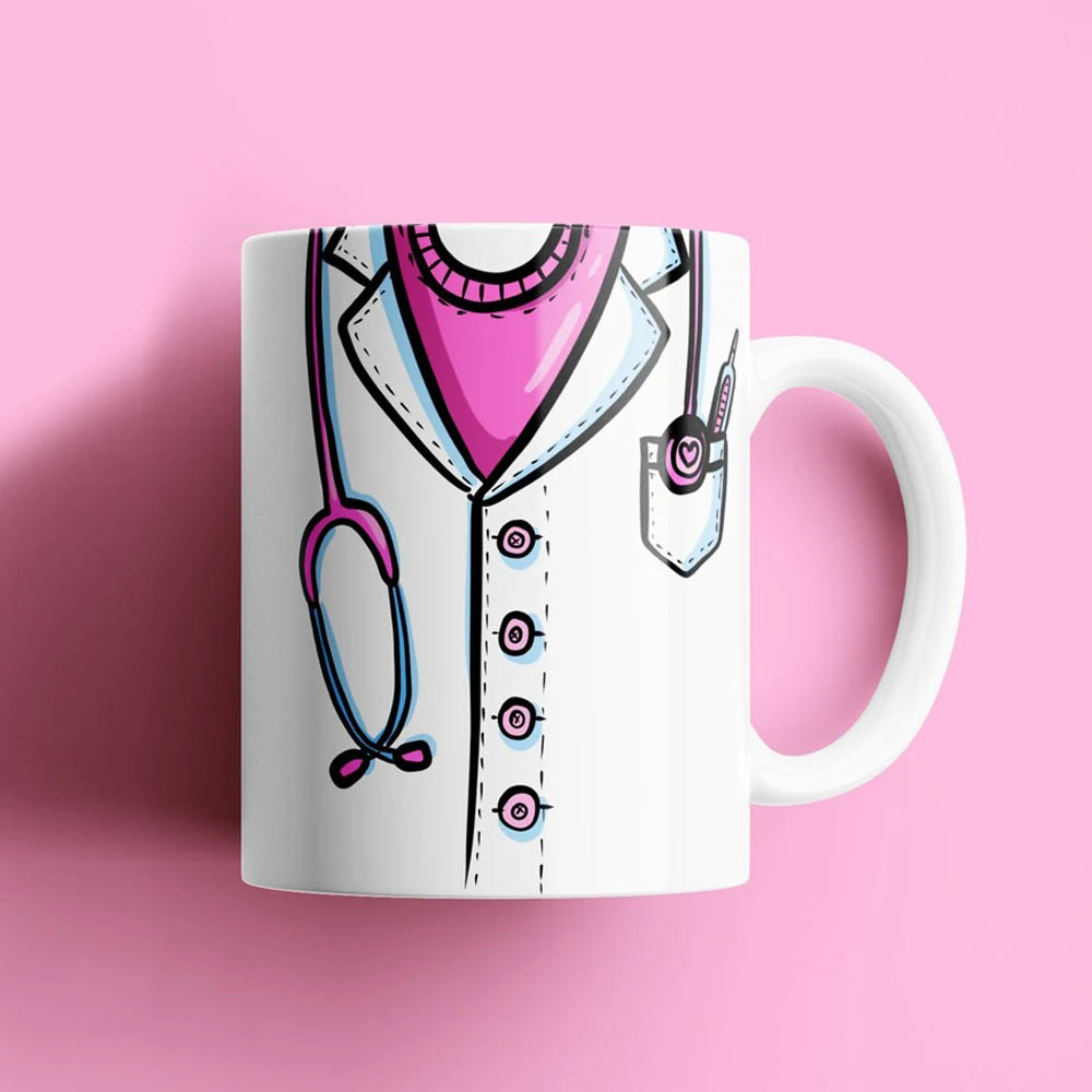 Doc Gifts Doctor Mug - 320ml Ceramic Coffee Cup Gift Milk Mugs hospital office tea cup friends birthday gift mug