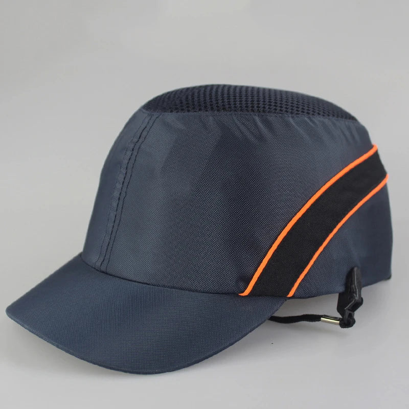 Custom Logo Work Safety Bump Cap Hard Inner Shell Protective Helmet Baseball Hats Outdoor Men Adjustable Safety Protection Hat