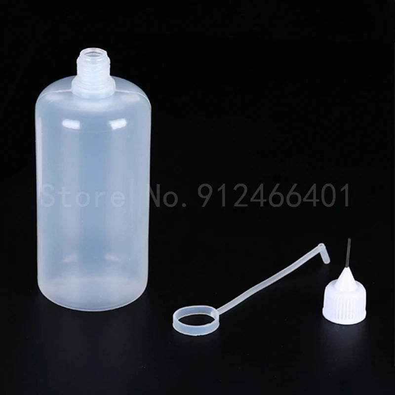 5ml 10ml 30ml 50ml 100ml Needle Tip Squeeze Glue Bottle PE Plastic Dispensing Bottle ELiquid Paint Oil Container