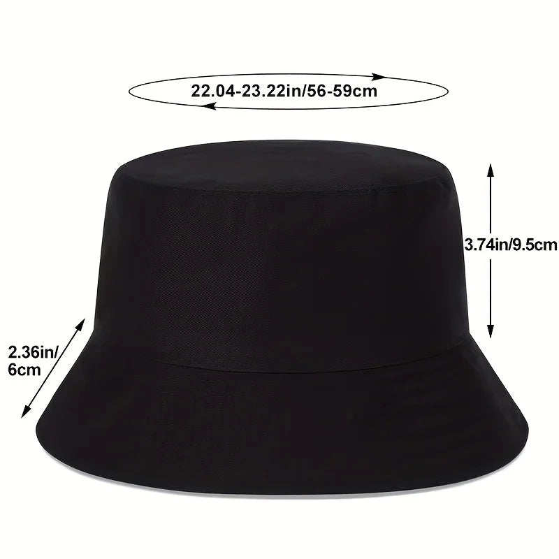 Unisex N86 Label Persönlichkeit PU Leder Fischerhüte Mützen Outdoor Freizeitkappe Sonnenhut