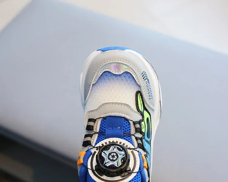 2025 Kids Breathable Mesh Sneakers | Non-Slip Soft Sole Outdoor Running Shoes for Boys Girls,