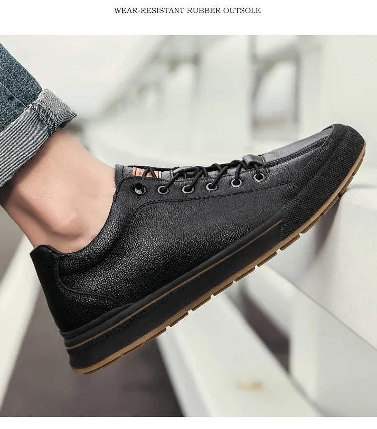 Elevator Shoes for Men Height Increasing Sneakers 6cm Inches Taller Leather Casual Shoes with Height Increase Shoes