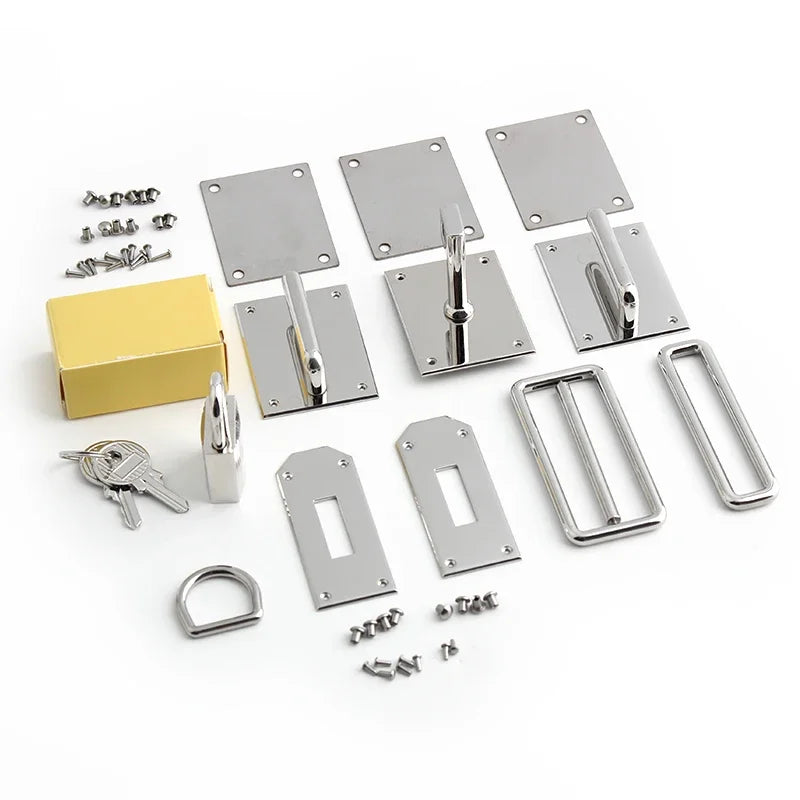 High Qualaity Stainless Steel Metal Clasp Wholesale Bag Twist Turn Lock Set of Lock For Woman Handbag Purse Hardware Accessories