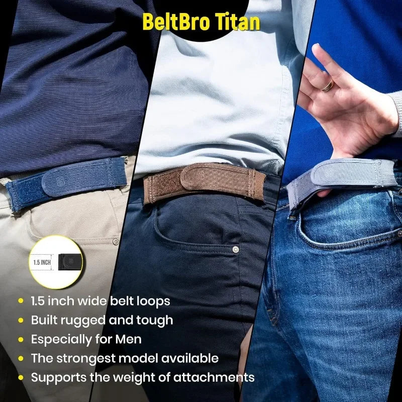 Buckle Free Waist Belts Men's Ultra-soft No Buckle Elastic Belts Fashion Comfortable Stylish Belt Loop Buckle-Free Belt Unisex