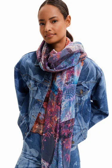 Foreign trade original single Spanish new trend colorful leisure gift shawl scarf scarf