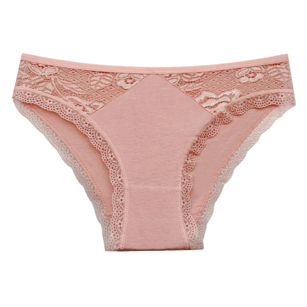 Lady Underwear 5 PCS/SET Sexy Lace Underpants Fashion Female M-XL Women Panties Cotton Briefs