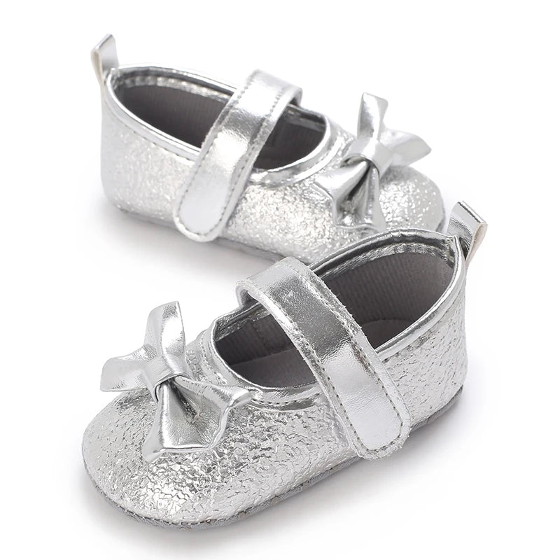 Spring and Autumn Baby Princess Shoes Cute Bow Baby Shoes Soft Bottom Anti slip Baby Sneakers