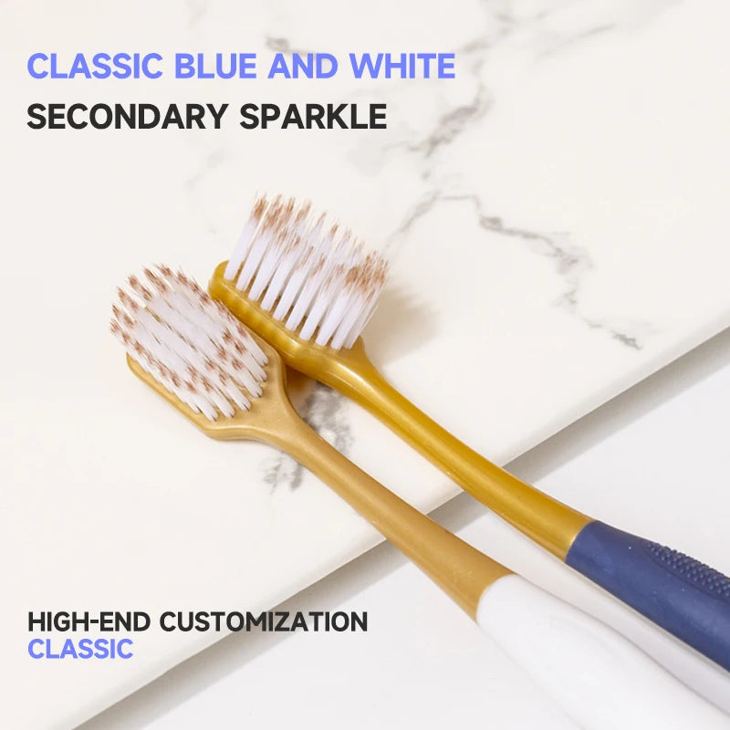 Toothbrush Adult Soft Hair Household Home Fur - Wide Head Ultra Fine Hair Anti Sensitivity Gum Protection - Suitable for Touring