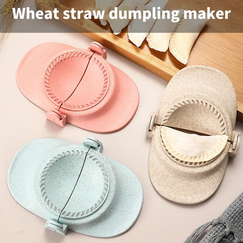 1PCS New DIY Wheat Straw Dumpling Maker Dumpling Machine Tools Dumpling Mold Clamp Baking Mold Pastry Kitchen Accessories