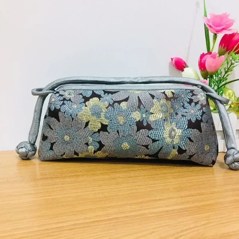 New Chinese Style Retro Bag Designer Chinese Style Silk Bag Japanese Hand Embroidery Totes Fashion Handbags and Purses