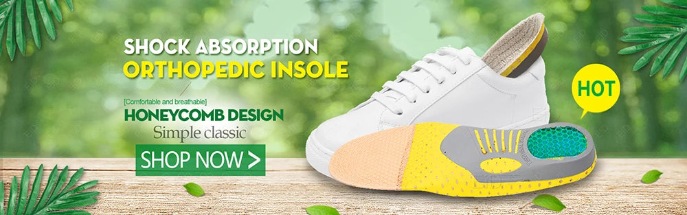 EiD 3/4 Leder orthopädische Schuheinlagen für Plattfüße Fußgewölbestütze orthopädische Schuheinlegesohle Einlegesohlen für Herren und Damen Fußpflege
