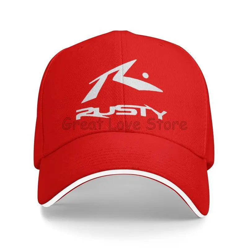 Rusty Surfboards Baseball Cap Unisex Daily Casual Sandwich Hat Summer Sports Sun Protector Bucket Hats Snapback Cap Dad Hat