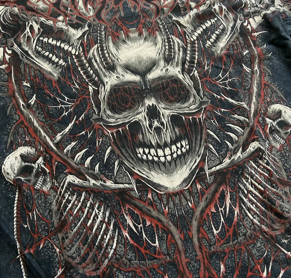 American Fashion Trend Goth Printed Cotton T shirt Men Street Y2K New Hip Hop Washed Short Sleeved T shirt Unisex Casual T Shirt