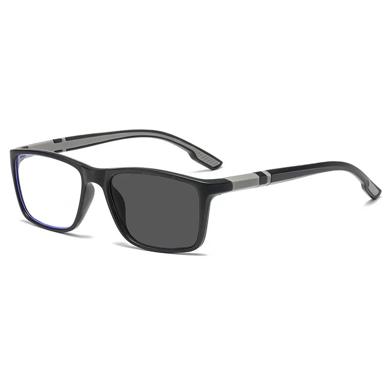Fashion Photochromic Reading Glasses for Men Presbyopia Hyperopia Sports Glasses Anti Blue Light Glasses +100 +150 +200 +250