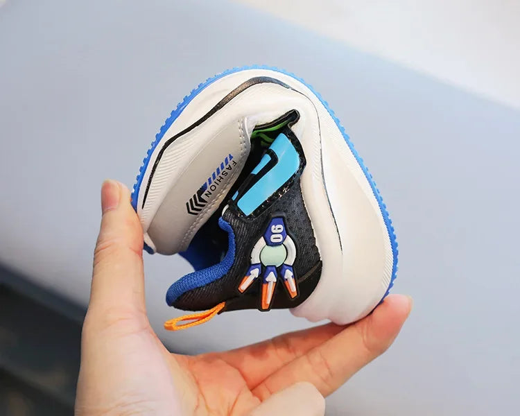 2025 Kids Breathable Mesh Sneakers | Non-Slip Soft Sole Outdoor Running Shoes for Boys Girls,