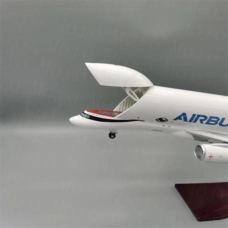 1:150 Maßstab 42cm Airbus Beluga A300-600 Harzflugzeugmodell Super Beluga Transportmodell Luftfahrt Sammlerstücke Heimdekorationen