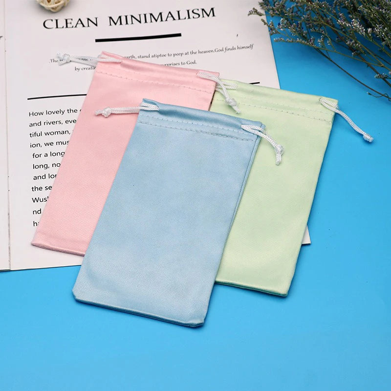 Mini Eyeglasses Drawstring Bag Sun Glasses Optical Spectacles Case Portable Cloth Pouch Eyewear Eyeglasses Storage Organizer