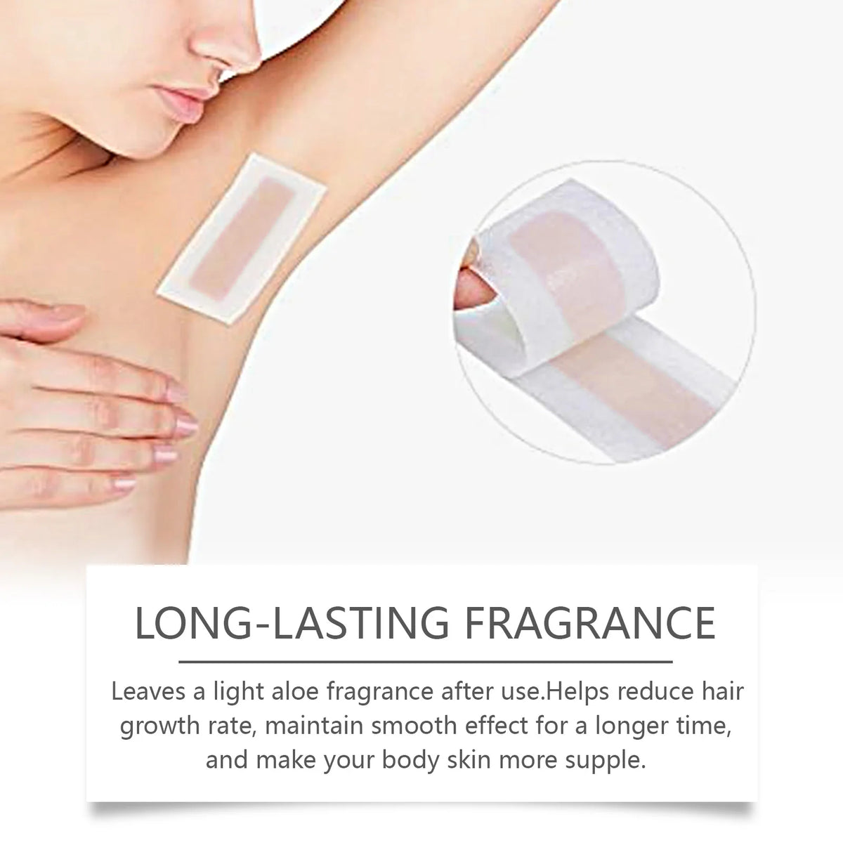 4 Fragrance Depilatory Wax Strips Professional Painless Fast Hair Removal Wax Strips For Facial Body Leg Lip Hair Removal