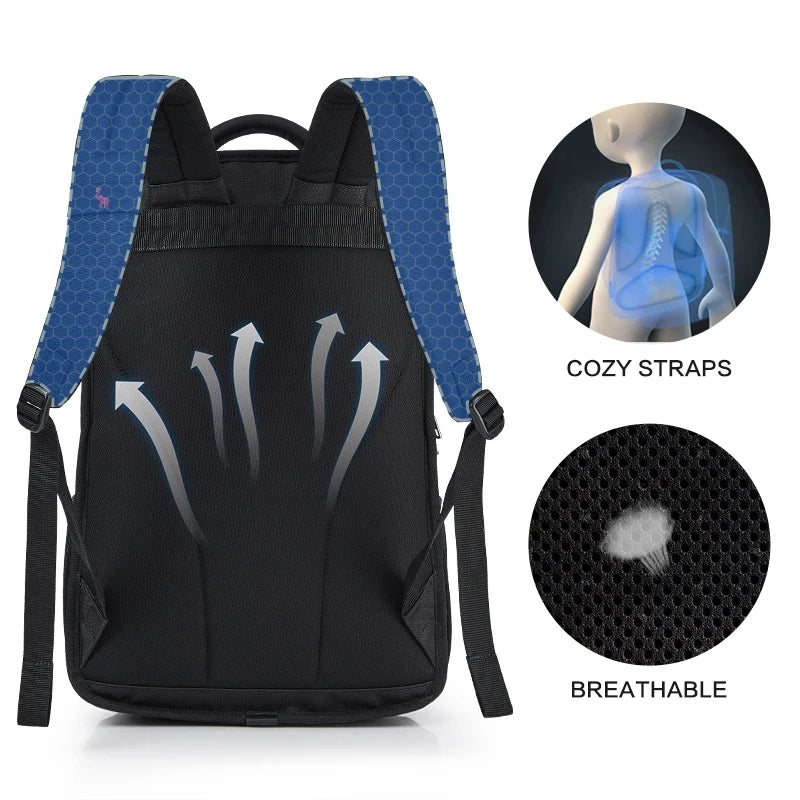 OIWAS Men's backpack For 15.6 Laptop Inch School Bags  Waterproof Nylon 29L Casual Shoulder Bagpack Travel Teenage Mochila