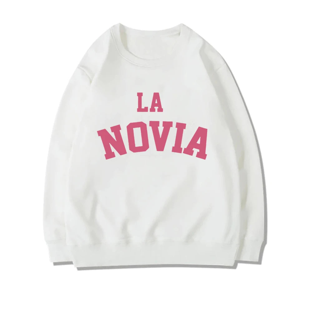 Equipo De La Novia Spanish Print Sweatshirt Bachelorette Party Hoodie Outfit Team BrideTop Wedding Bride Shower Party Pullover