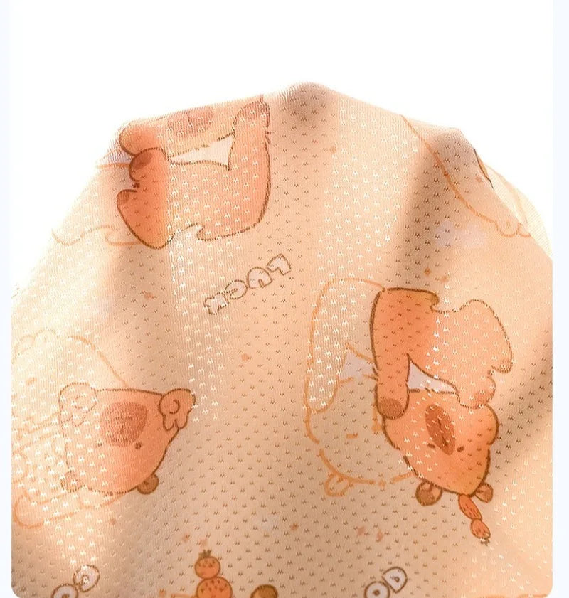 4PCS Summer Kid Mesh Breathable Panties for Boy Soft Comfort Antibacterial Knickers 3+y Young Child Cute Cartoon Print Underwear