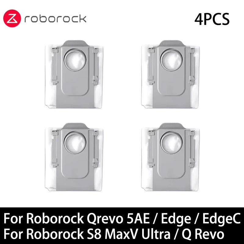 For Roborock Qrevo 5AE / S8 MaxV Ultra / Q Revo / Q Revo MaxV / Q Revo S / Curv / Saros 10 Robot Vacuum Dust Bags Accessories