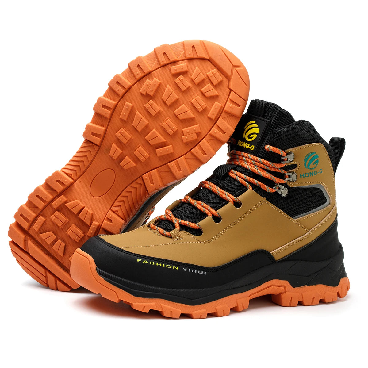 Waterproof Men Boots Safety Shoes Puncture-Proof work Boots Safety Steel Toe Shoes Indestructible Construction Protective Boots