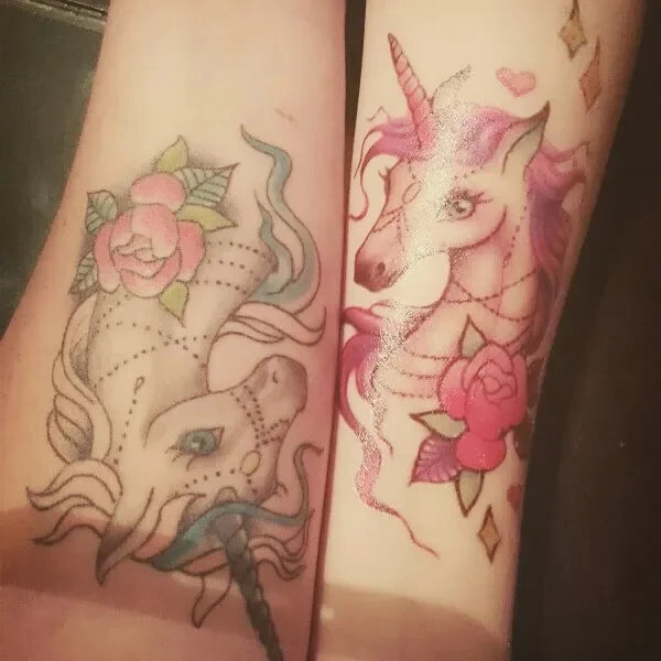 Waterproof Temporary Tattoo Sticker unicorn horse mermaid dream catcher fox tatto stickers flash tatoo fake tattoos for women 27