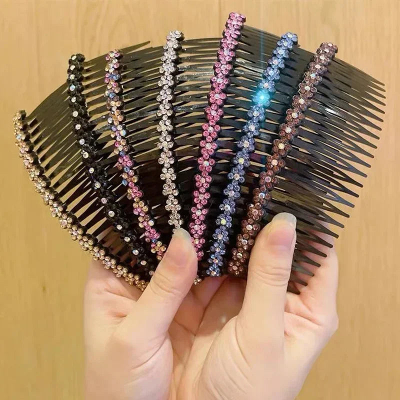 Insert Comb Clip Hair Side Comb Straight Teeth Hairpin Hair Side Clip Bridal Wedding Veil Comb Hair Accessories Headwear