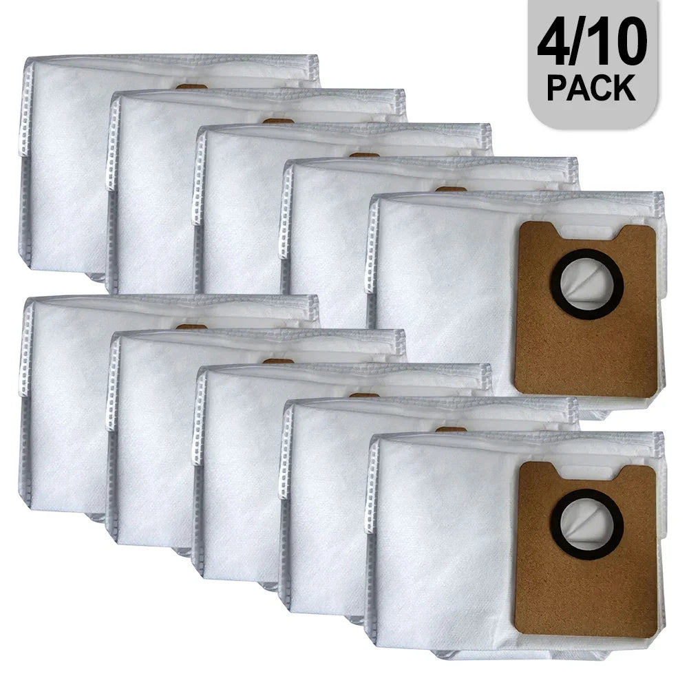4/10pcs Dust Bags For ECOVACS Y1 PRO / Y1 PRO PLUS Robot Vacuum Cleaner Non-woven Fabrics Dust Bags Vacuum Parts