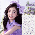 3D Cute Facial Stickers Kid Stage Makeup Self-Adhesive Butterfly Crystal Diamond Stickers Christmas Halloween Gift For Kids