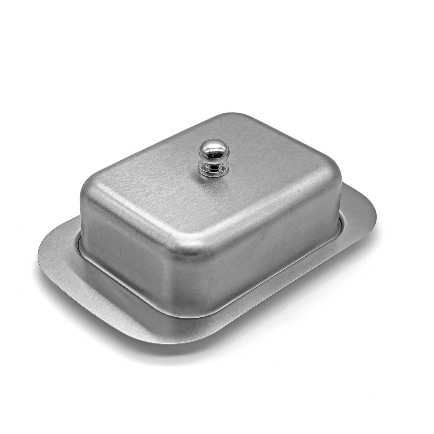 Butter Dish, Stainless Steel Butter Dish with Lid - Solid Cheese/Butter Container - Butter Cheese Storage Box - Ideal Butter Kee