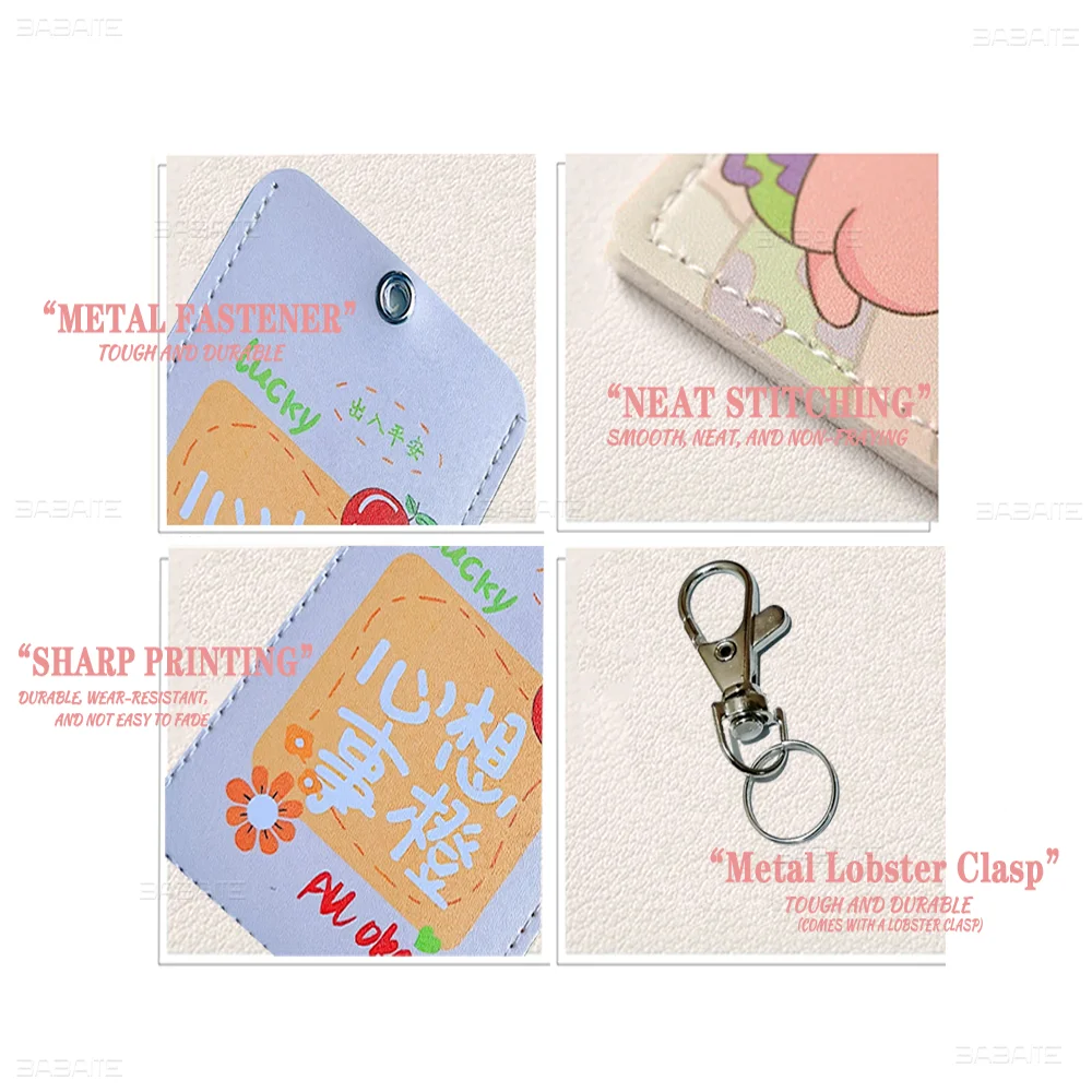 Anime B-berserk Badge Holder Keychain For Bank Business Work Card Holder Student Card Protective Case Bus Card