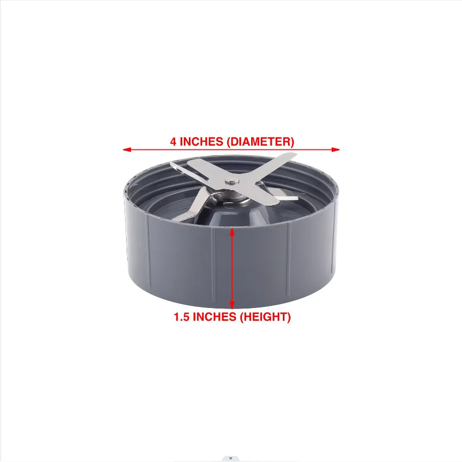 32 oz Colossal Cup and Extractor Blade Replacement Parts Compatible with NutriBullet 600W 900W Blenders NB-101B NB-101S NB-201